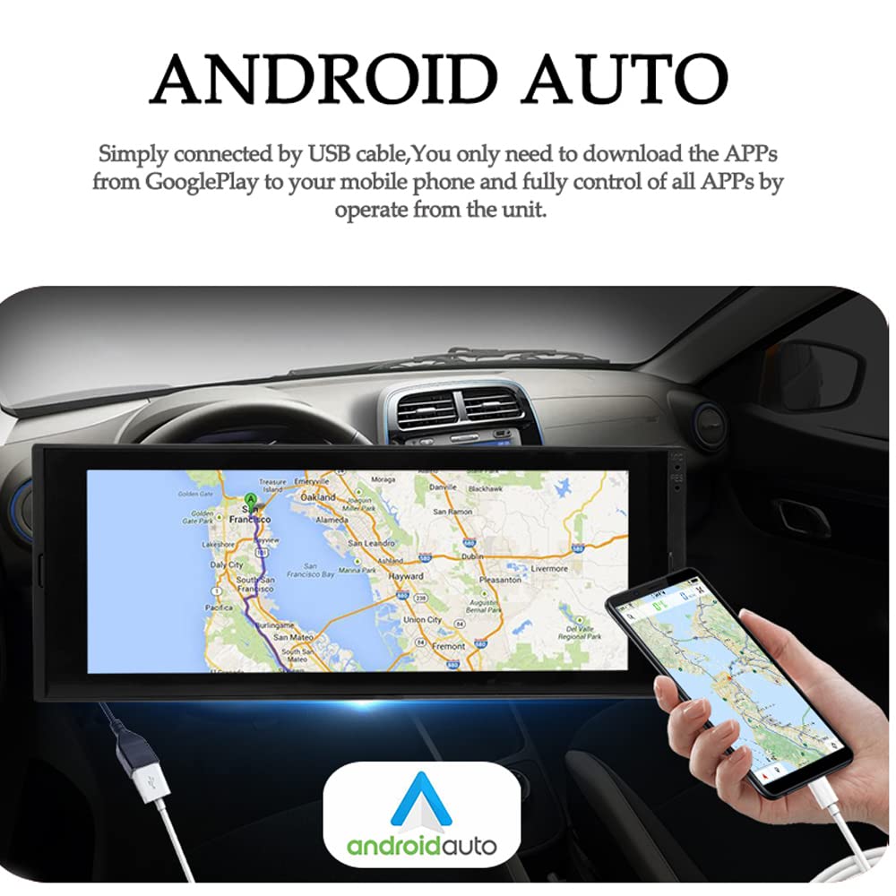 Amazon.co.jp: 1 Din Android カー ラジオ 6.9 インチ タッチ